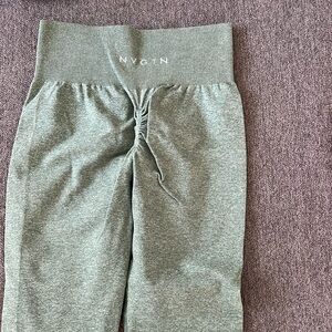 NVGTN green booty scrunch leggings